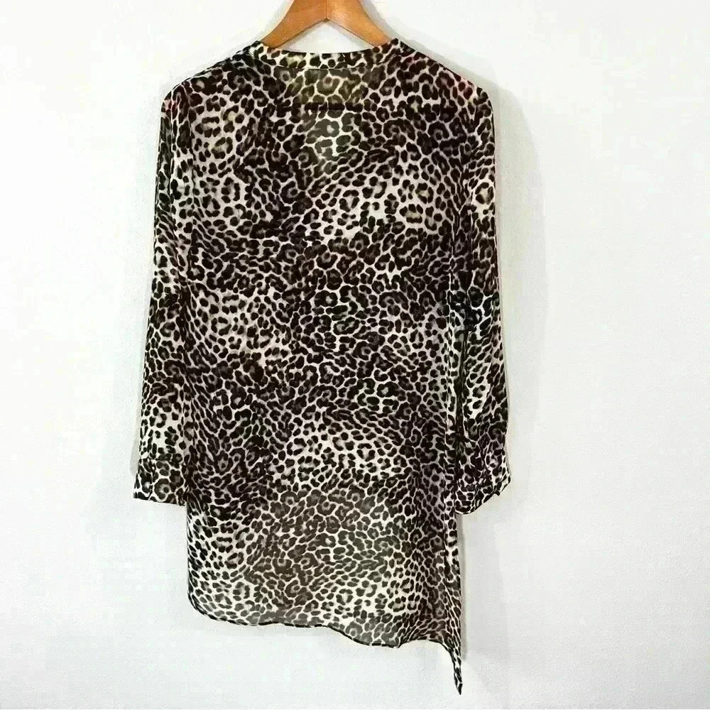 Chicos size 0 animal print high low tunic - Picture 4 of 4